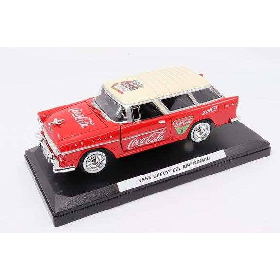 Official 1955 Coca-Cola Chevy Nomad Model Car