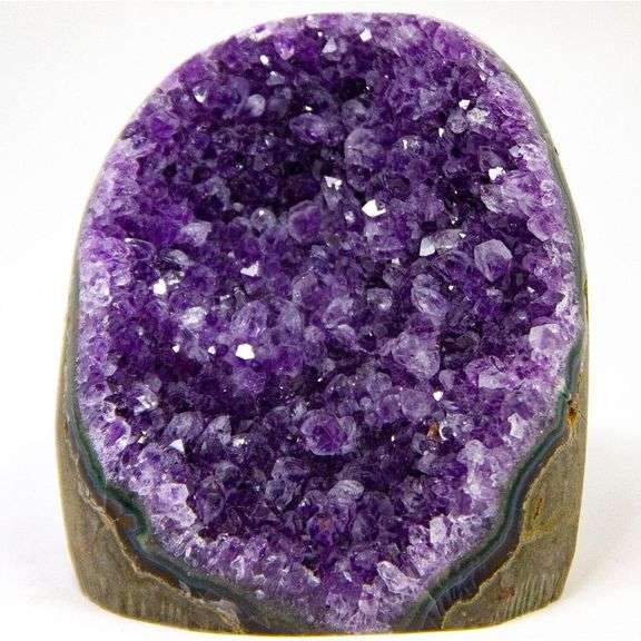 Deep Purple Amethyst Cluster Geode