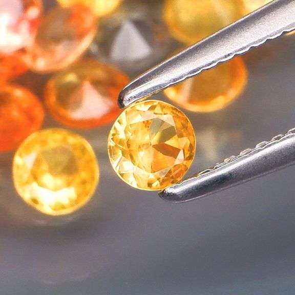 Brilliant colors! 6.59ct real Songean Sapphire set!