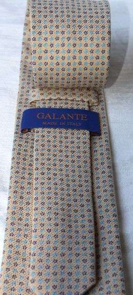 Fine Quality Italian Hand Made Silk Tie By Galante