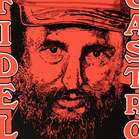 Fidel Castro by Steve Kaufman (1960-2010)