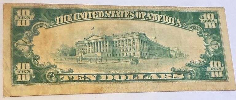 $10 1928 Gold Certificate