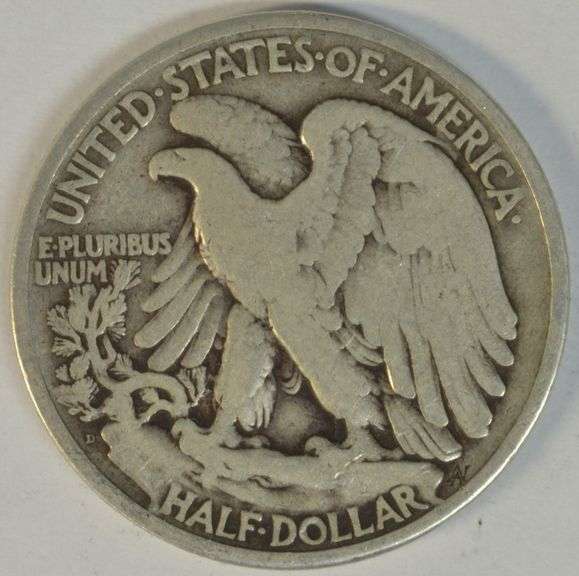 Scarce 1920-D Walking Liberty Half Dollar in nice Fine condition