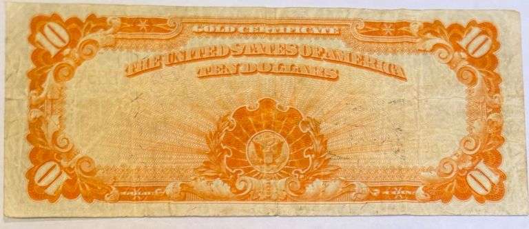 $10 1922 Gold Certificate