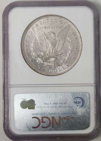 1881-O Morgan Silver Dollar, BU NGC
