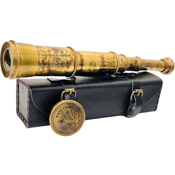 1818 East India Company Brass Spyglass