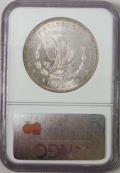 1885 Morgan Silver Dollar, MS63 NGC