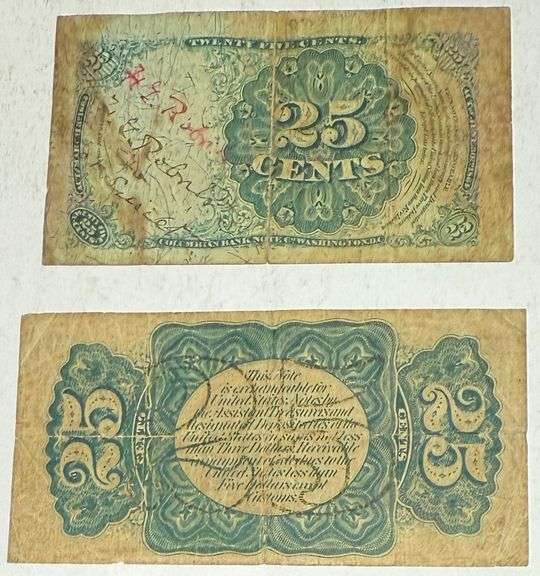 2 25 Cent Fractional Notes