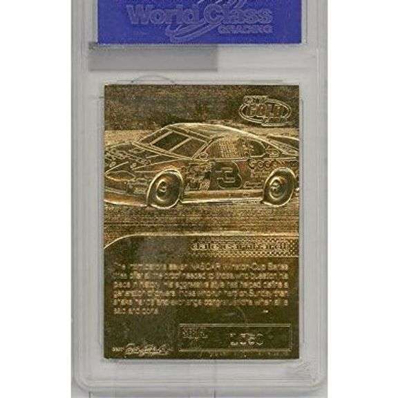 Dale Earnhardt 2001 23KT Gold Card Graded MINT 10