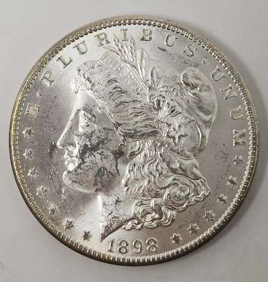 1898-O Morgan Silver Dollar, UNC