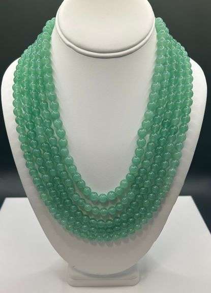 Beautiful Huge1065 Cttw 5 Natural Mined From The Earth Aquamarine Necklace