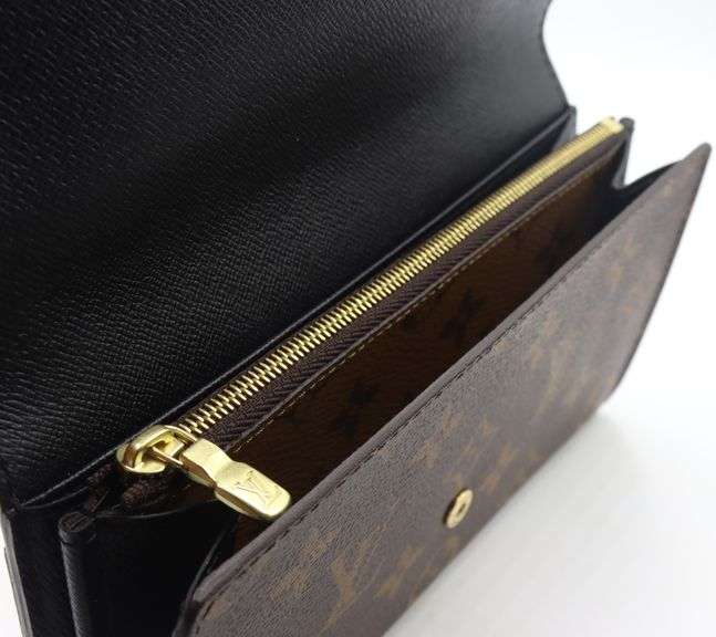 Louis Vuitton Sarah Monogram Reverse & Monogram Canvas Wallet