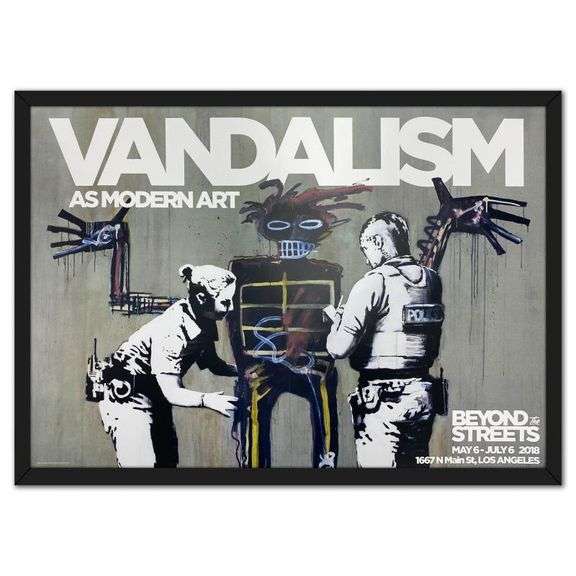 Vandalism as Modern Art - Beyond the Streets by Banksy,