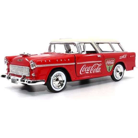Official 1955 Coca-Cola Chevy Nomad Model Car