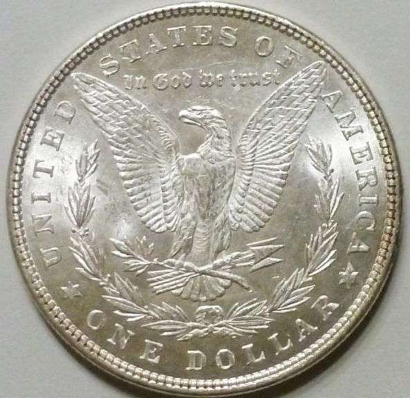 Exceptional BU 1878 7TF Rev. Of 1879 Morgan Silver Dollar!