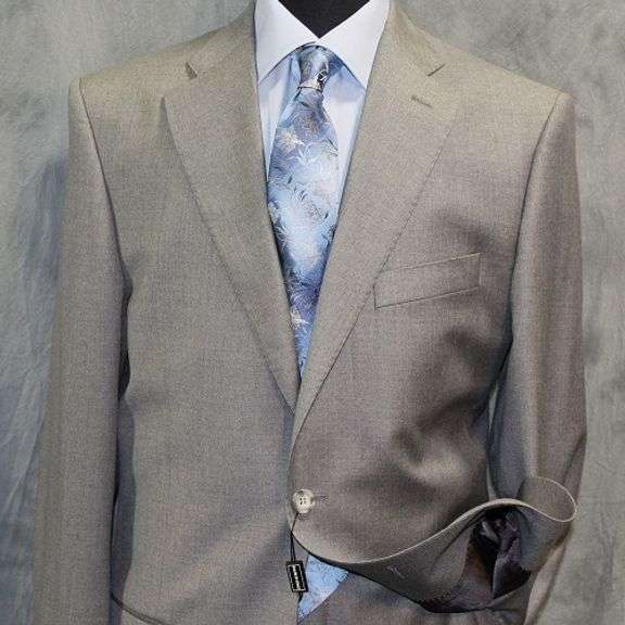 An Eye Catching Grey Color Italian Suit By Galante