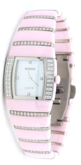 Rado Sintra quartz mother of pearl dial diamond watch