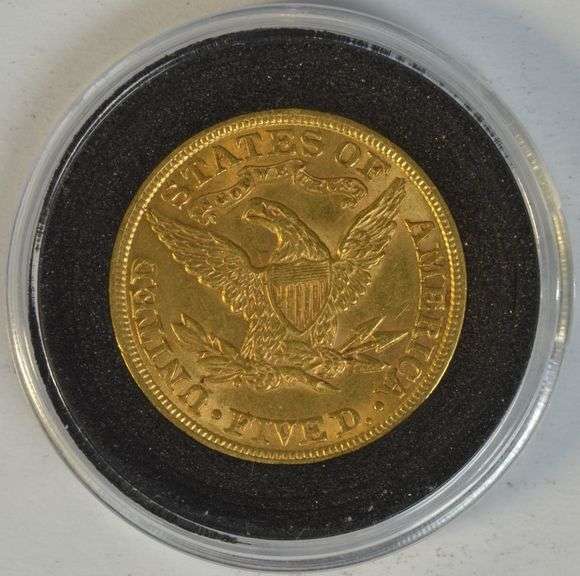 Very pleasing 1901 $5 Liberty Gold Piece in higher grade.