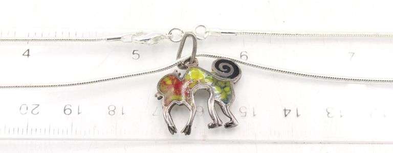 Group lot of 6 Vintage 925 sterling silver necklaces