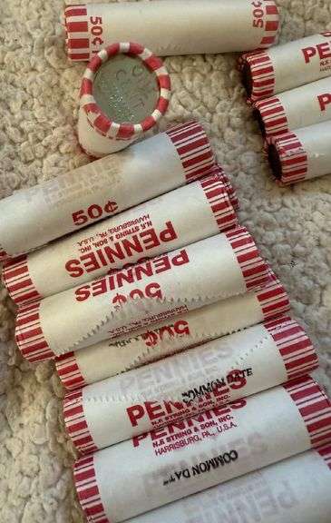 20 Rolls of Wheat Cents
