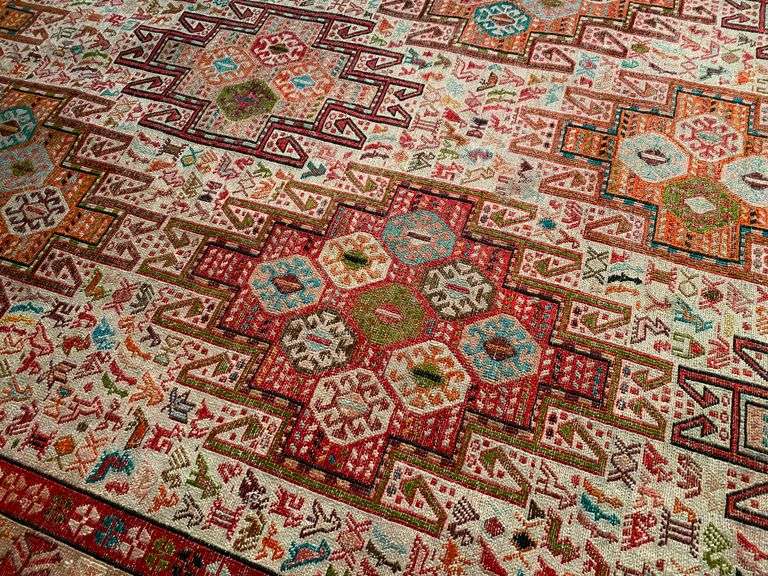 Fine Silk Hand Knotted Klim 4x6.9