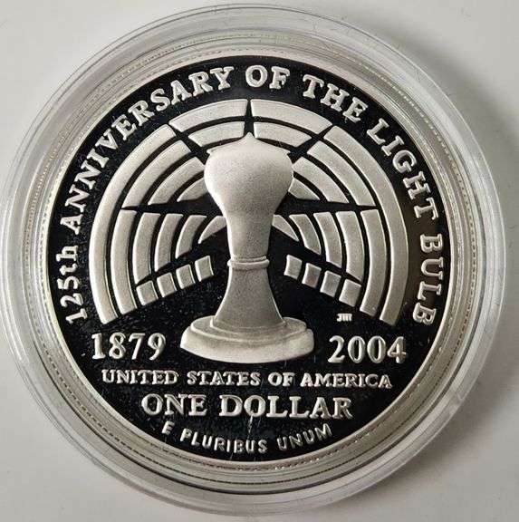 2004-P $1 Thomas Alva Edison PR DCAM