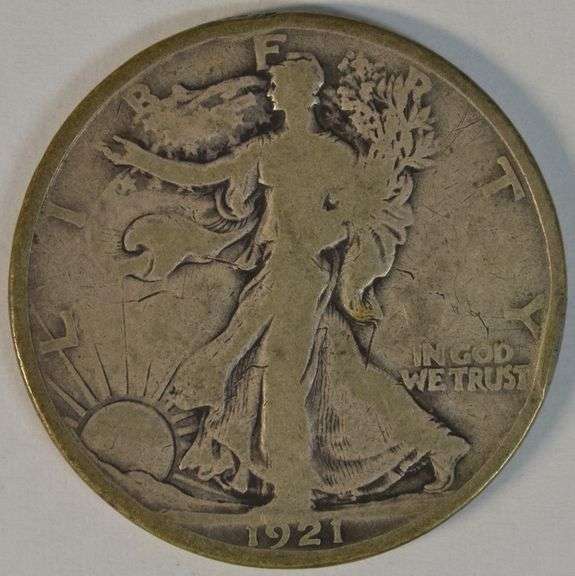 Rare key date 1921-P Walking Liberty Half Dollar