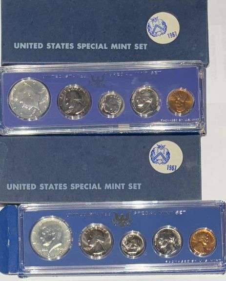 4 1967 Special Mint Sets
