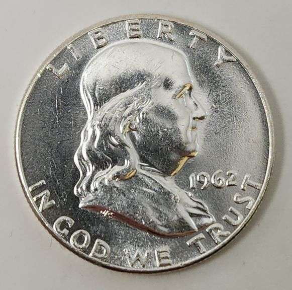 1962 Franklin Half Dollar, UNC
