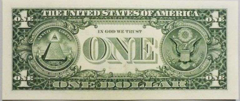 Superb Crisp 2003 $1 Note Kansas City Fancy Radar Serial Number 46222264!