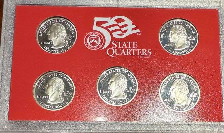 2004 US Silver Quarter Proof Set
