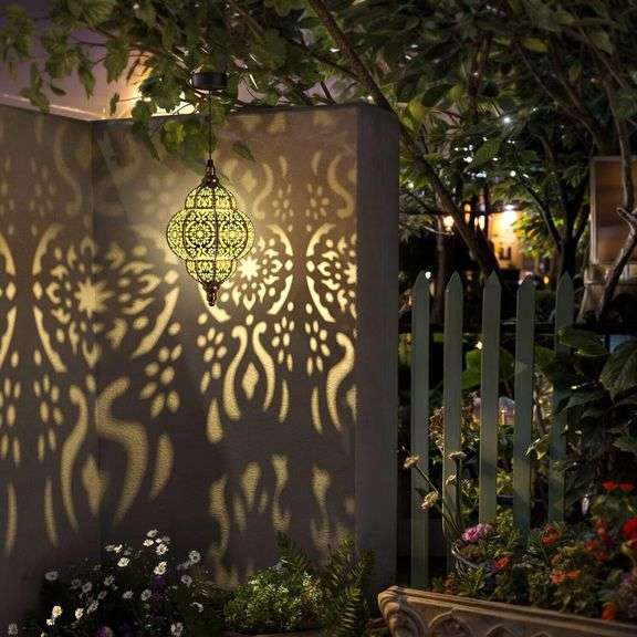 Caribbean Waterproof Hanging Solar Lantern