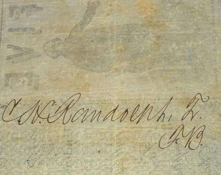 April 18 1862 Near Unc $5 Texas Treasury Warrant