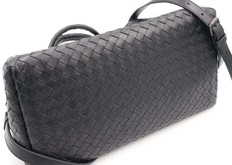 Bottega Veneta Intrecciato Roma Leather 2 Way Shoulder Bag