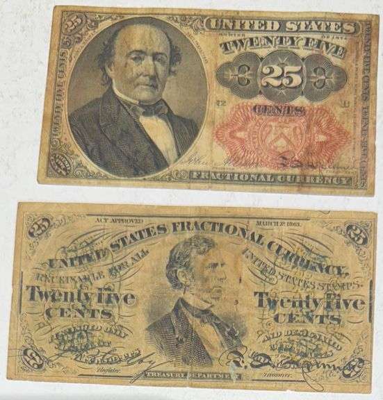2 25 Cent Fractional Notes