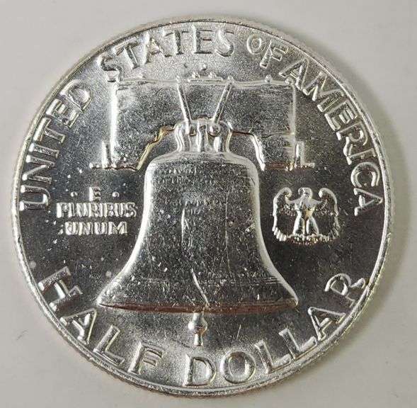 1962 D Franklin Half Dollar, UNC