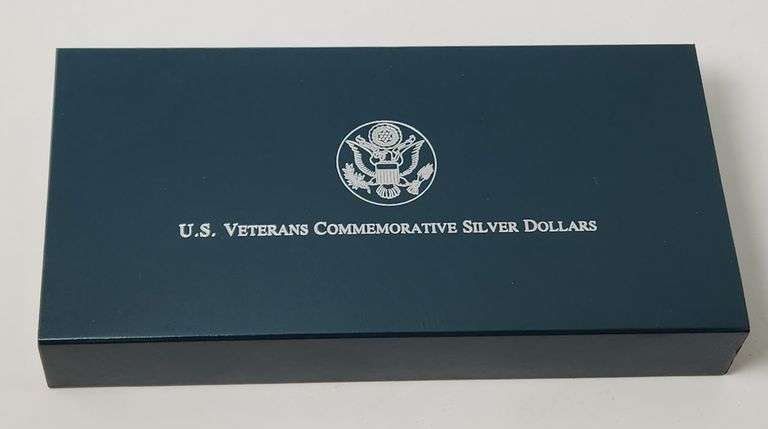 1994 Set U.S. Veterans Silver $1, 3 Coins Proof