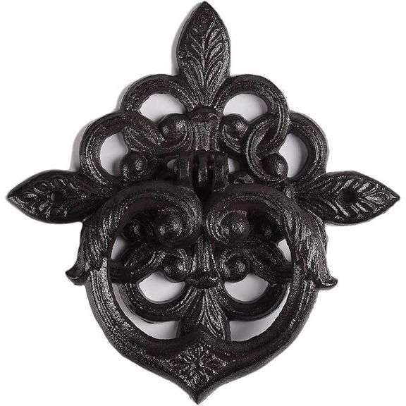 Cast Iron European Petal Leaf Door Knocker