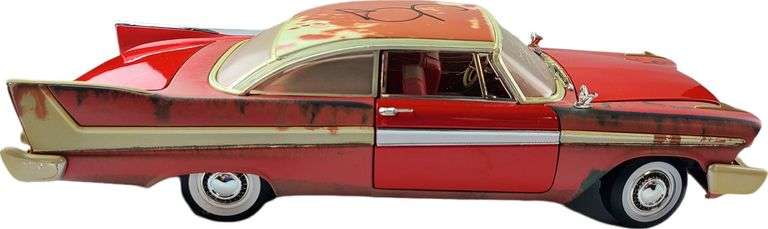 John Carpenter Autographed Christine 1958 Plymouth Fury 1:18 Die-Cast Car ACOA
