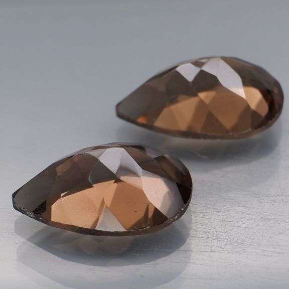 Fantastic 10.49ct set of gem grade Smoky Quartz