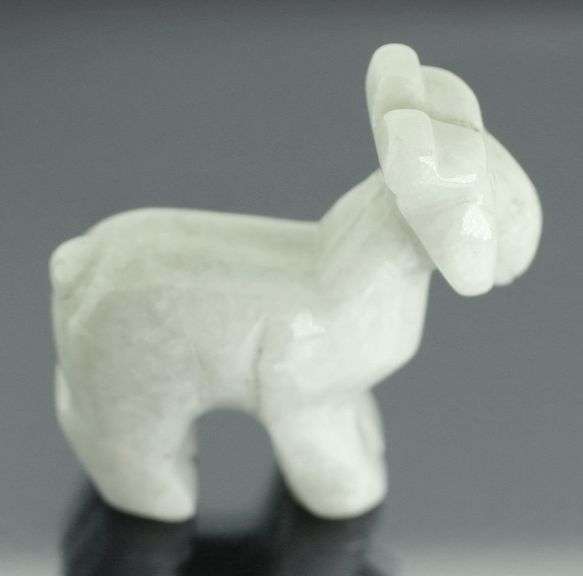 Adorable 199.80ct Jade goat carving
