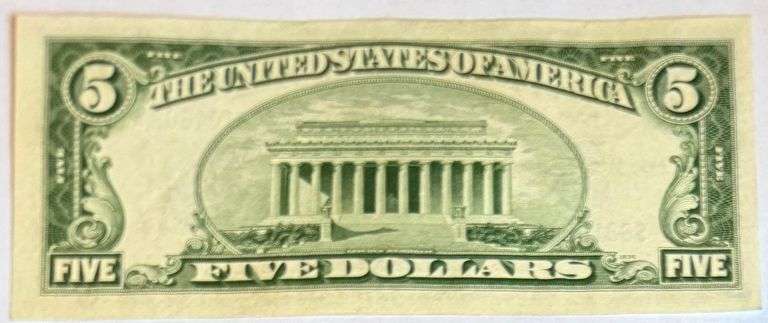 CH Unc $5 1934 D Silver Certificate