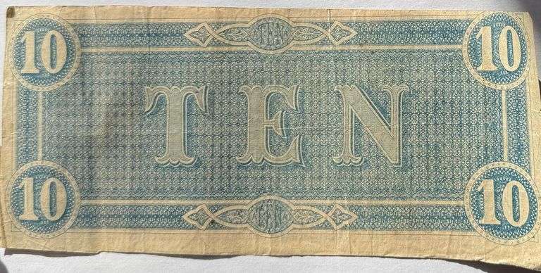 $10 Feb 17 1864 Series $10 CSA Note