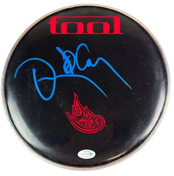 Tool Danny Carey Autographed Custom Framed Drum Head Drumhead Display ACOA