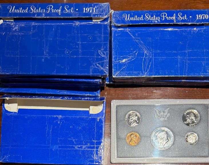 8 1970-2 1983  US Proof Sets