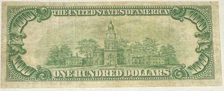 $100 Security First Natl Bank LA Ca National