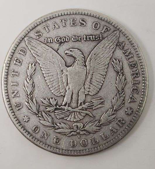 1896-S Morgan Silver Dollar, Circulated