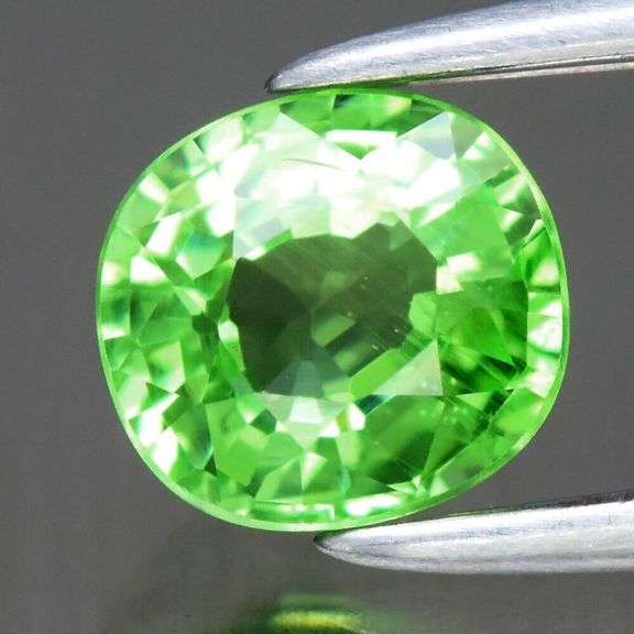 Vibrant spring green .63ct Tsavorite Garnet