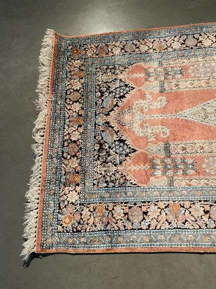 Fine Silk Kashmir Rug 3x5.2