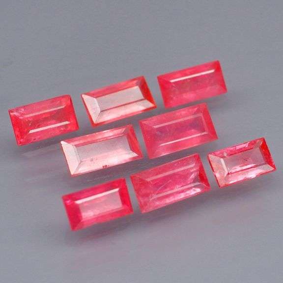 Bright pinkish red 4.50ct Rubies from Madagascar